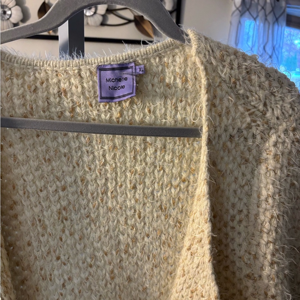 Michelle Nicole Women's Cream Cardigan